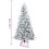 Berkfield Artificial Hinged Christmas Tree Snow Flocked White 180 cm 9