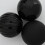 Berkfield Christmas Bauble Set XL 9 pcs Black Plastic 4