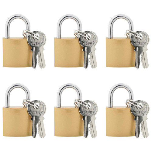 Berkfield 6 pcs Brass Iron 1