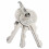 Berkfield U Lock with Keys 50 pcs Brass Iron 7