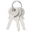 Berkfield U Lock with Keys 2 pcs Brass Iron 7