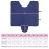 Berkfield Horse Blanket Full Navy Blue 75 cm Polyester 10