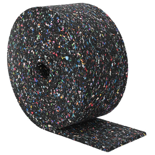 Berkfield Rubber Granulate Roll Black 1000 x 12 x 0.6 cm Rubber 1