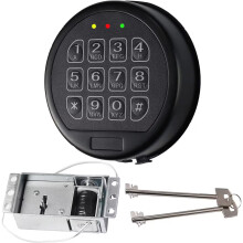 Electronic Safe Lock with Dual Access Design and Override Keys, Fireproof Gun Safe Lock Replacement