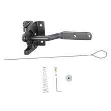 Heavy Duty Gate Latch with SelfLocking SpringLoaded Design for Wooden Fence and Backyard Shed Doors