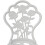 Berkfield Bistro Chairs 2 pcs Cast Aluminium White 3