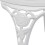 Berkfield Bistro Chairs 2 pcs Cast Aluminium White 4
