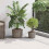 Berkfield Planter Basket with Storage 2 pcs Grey 3
