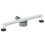 Berkfield 360 Shower Drain with Slim Model Silver 50 cm 6