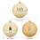Berkfield Christmas Bauble Set XL 9 pcs Gold Plastic 5