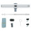 Berkfield 360 Shower Drain with Slim Model Silver 50 cm 10