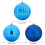 Berkfield Christmas Bauble Set XL 9 pcs Blue Plastic 5