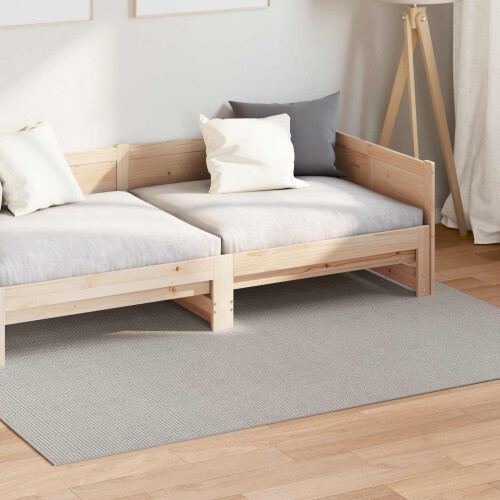 Berkfield Area Rugs Rectangular LUGO Cream and Grey 140 x 200 cm 2
