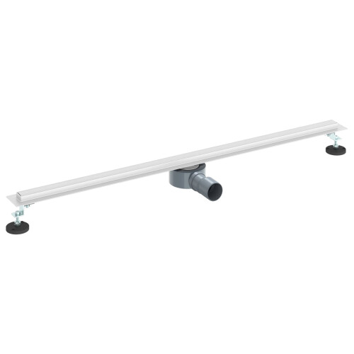 Berkfield 360 Shower Drain with Slim Model Silver 100 cm 1
