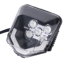 LED-frontlyktmontering for motorsykkel, plug & play-montering LED-teknologi Høy lysstyrke Vanntett Støtsikker Vibrasjonsbestandig lys for