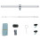 Berkfield 360 Shower Drain with Slim Model Silver 100 cm 10
