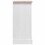 Berkfield Bedside Table Corona White 53 x 39 x 84 cm Solid Pine Wood 7