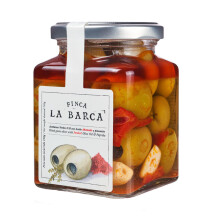 Finca La Barca Marynowane Oliwki wędzone Papryką 300g
