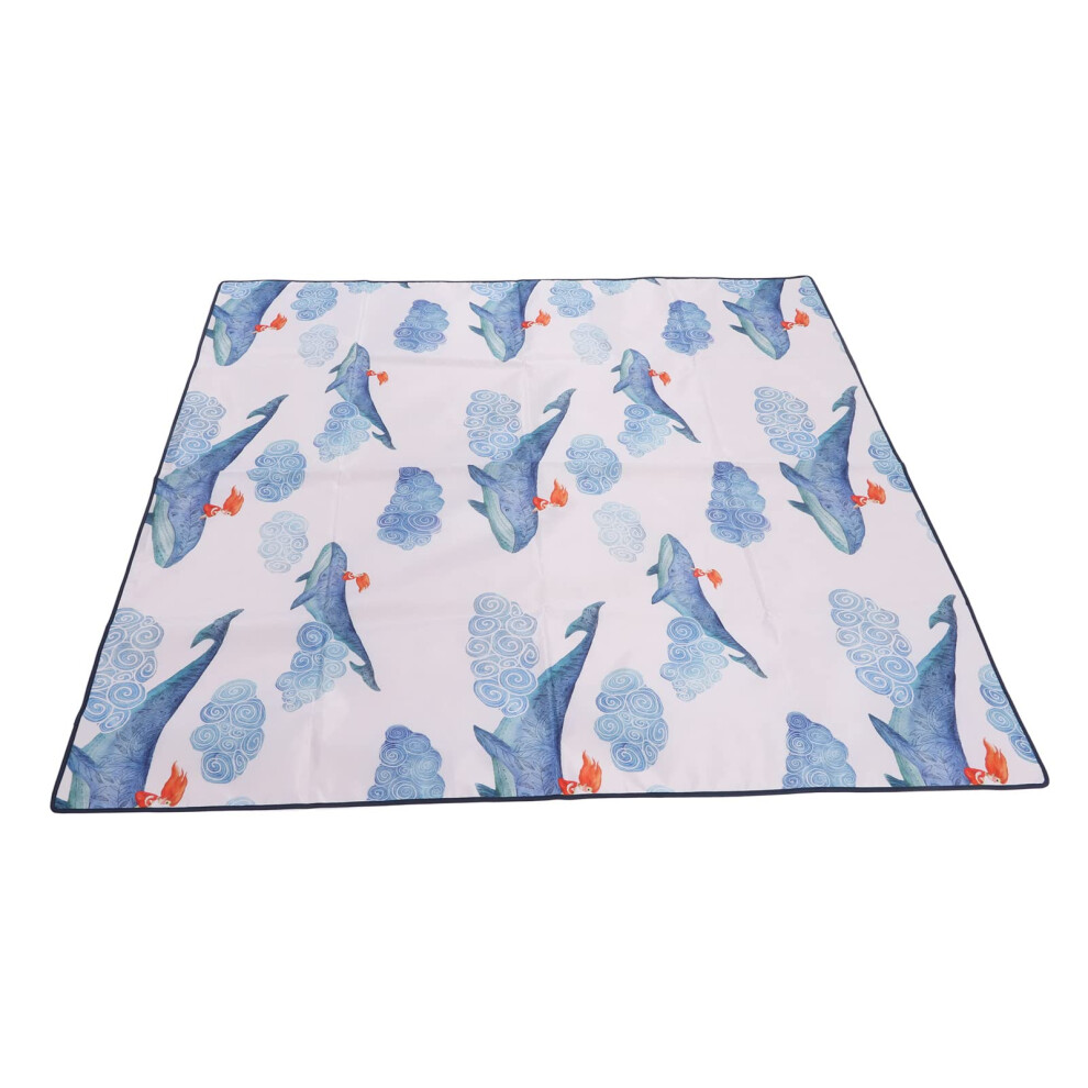 Waterproof Baby Outdoor Blanket with Skidproof Base, Foldable Play Mat for Picnic and Camping