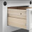 Berkfield Bedside Table Corona White 35 x 32.5 x 58 cm Solid Pine Wood 10
