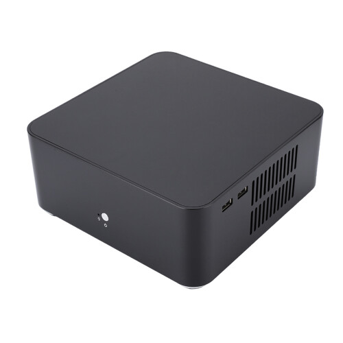 Πλαίσιο υπολογιστή Mini-ITX, επιτραπέζιος υπολογιστής HTPC αλουμινίου με υποστήριξη 1