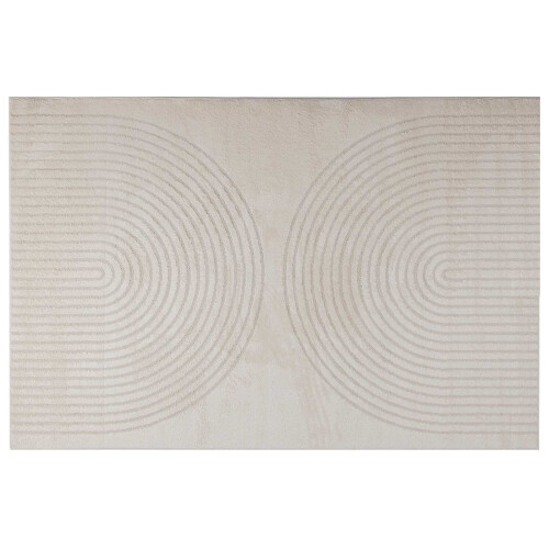Berkfield Area Rugs Rectangular GALATI Cream 200 x 140 cm Polyester 1
