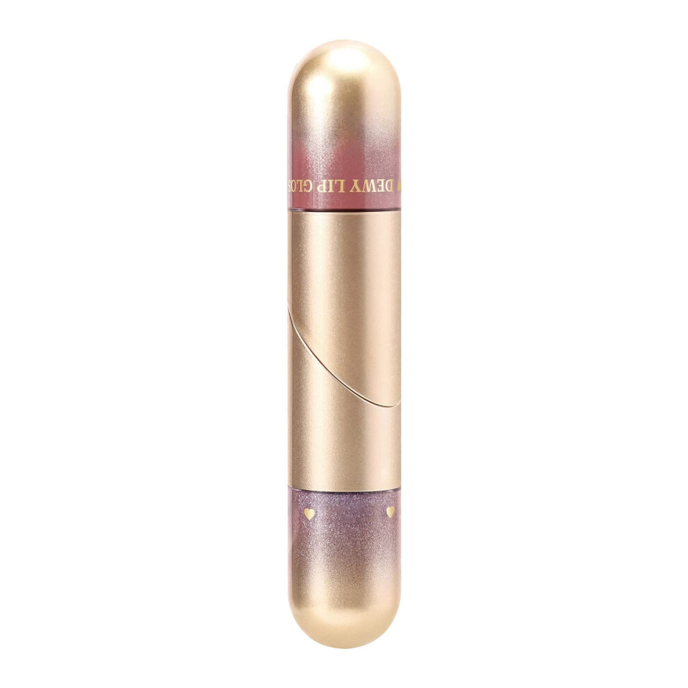 Double Ended Lip Oil and Lip Gloss Duo, Moisturizing Glitter Shine, 3ml  Pigment Lip Color