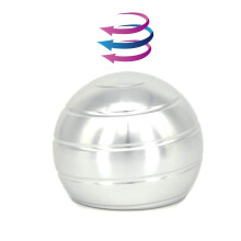 Kinetic Desk Toy for Adults, Full Body Optical Illusion Metal Ball for Office Stress Relief