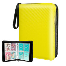 9 Pocket Trading Card Binder 360 Cards Zippered Album for Collectibles and Game Cards