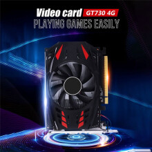 GT730 4GB DDR3-Grafikkort 128 Bitar 700MHZ 40Nm PCI-E 2.0 16X DVI+VGA -Kompatibelt Grafikkort