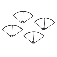 Propeller Guard Set for Syma X8C and X8W Drone, Black 4pcs, Impact Protection for Safe Indoor Flying