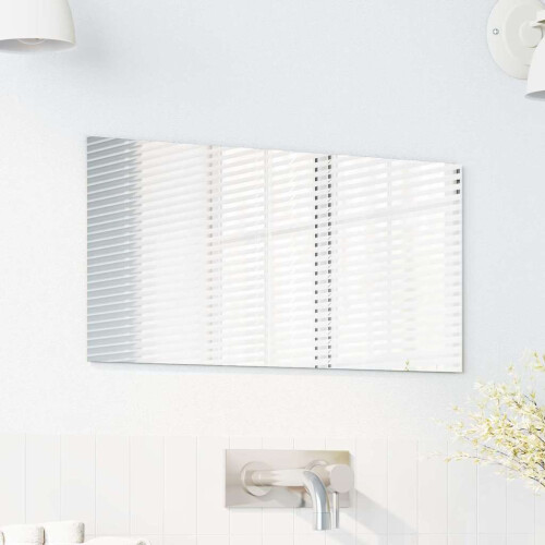 Berkfield Wall Mirror Rectangular 30 x 60 cm Tempered Glass 2