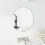 Berkfield Wall Mirror Round ò 40 cm Tempered Glass 3