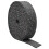 Berkfield Rubber Granulate Roll Black 2000 x 12 x 1 cm Rubber 2