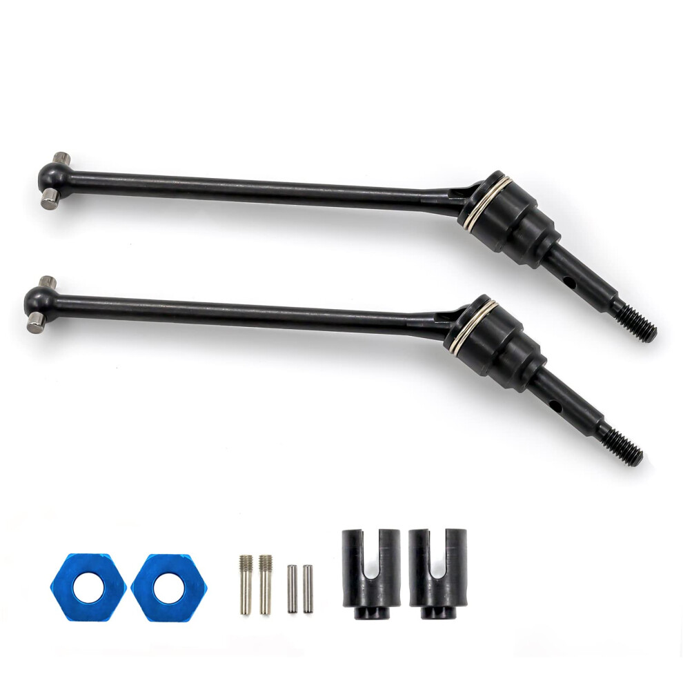Heavy Duty Steel Cvd Drive Shafts For Traxxas Slash 4X4 And Rustler 1/10 Rc Car, Durable Upgrade Replacement 9045646600642