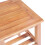 Berkfield Coffee Table 40x40x50 cm Square Solid Teak 4