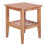 Berkfield Coffee Table 40x40x50 cm Square Solid Teak 6