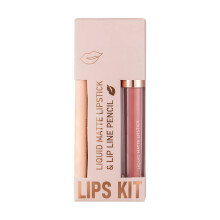 Matte Lipstick Set with Lip Liner Combo, Long Lasting Non Stick Velvet Lip Color for Women