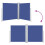 Berkfield Retractable Side Awning Blue 140x600 cm 5