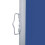 Berkfield Retractable Side Awning Blue 140x600 cm 8