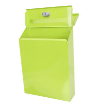 Wall Mounted Mailbox with Large Capacity Storage, Weatherproof Rustproof Iron Mail Box for Home and Office