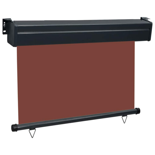Berkfield Balcony Side Awning 105x250 cm Brown 2