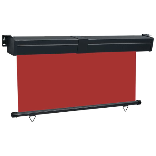 Berkfield Balcony Side Awning 175x250 cm Red 2