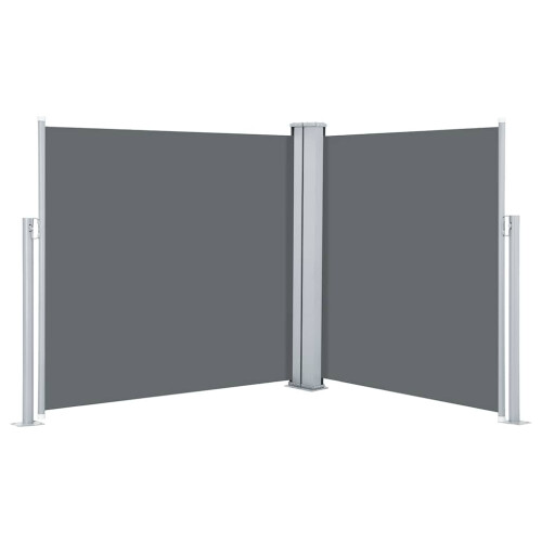 Berkfield Retractable Side Awning Anthracite 100x600 cm 1