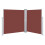 Berkfield Retractable Side Awning Brown 140x600 cm 2