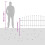 Berkfield Spike Fence Asten Black 8