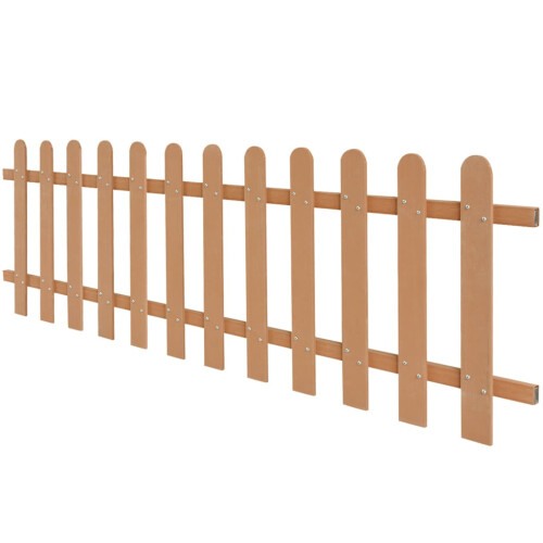 Berkfield Picket Fence WPC 200x60 cm 1