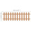 Berkfield Picket Fence WPC 200x60 cm 5