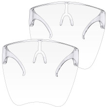 Face Shield Sunglasses Anti Fog Oversized Visor Goggles Futuristic Unisex Clear Shield Glasses