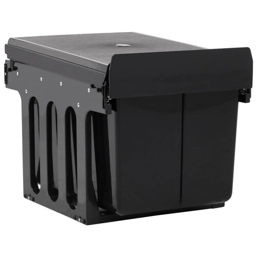 Berkfield Kitchen Cupboard Pull-out Dustbin Soft-Close 48 L 1